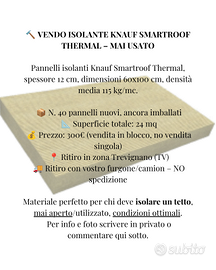 Pannelli isolanti termici Knauf Smartroof Thermal
