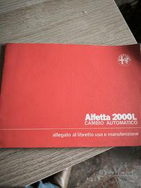 libretti manutenzioni alfa romeo