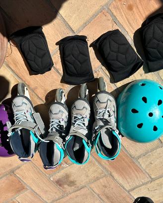 Roller Oxelo FIT3 bambini 32-35