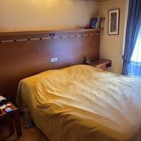 Letto matrimoniale vintage con struttura completa