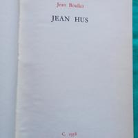 Jean Boulier, Jean Hus, 1958. In francese. Vintage
