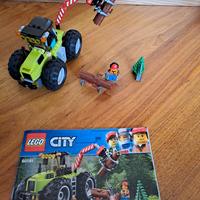 trattore boscaiolo lego city 60181