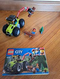 trattore boscaiolo lego city 60181