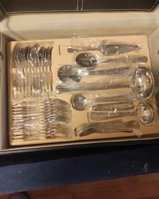 Servizio posate 72 pezzi acciaio inox