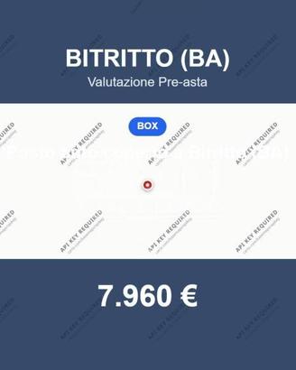 Immobile in asta di 25 m² a Bitritto