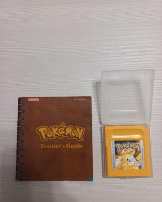 Pokemon giallo per game boy bianco e nero