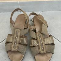 Sandali oro numero 39