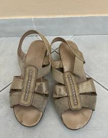 Sandali oro numero 39