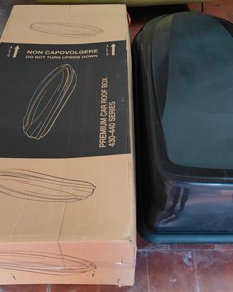 Box da tetto CAM Sport 431 Nero 430 litri