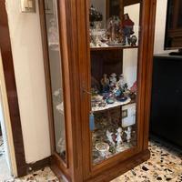 vetrinetta in noce anni 90