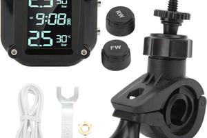 monitor pressione pneumatici moto LCD IP67 NUOVO