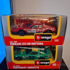 2 modellini Burago 1:43