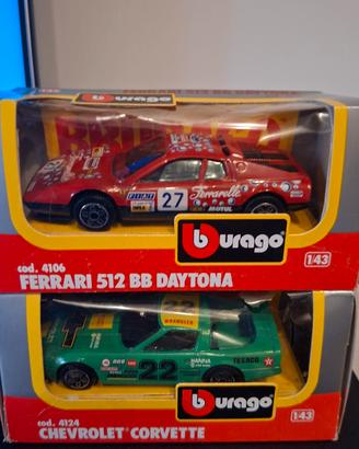 2 modellini Burago 1:43