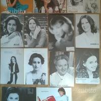62 Schede foto fotocard Modelle/Attrici/Cantanti