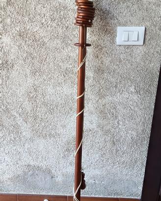 bastone per tenda in legno massello 