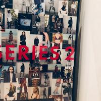 Quadro poster serie 2 exhibition 2015 moda LV