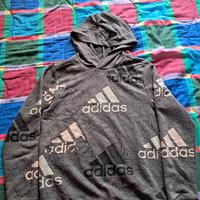 felpa grigia Adidas 