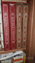 Francobolli Vaticano Italia con raccoglitore