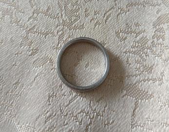 Fedina nuova in acciaio misura 14