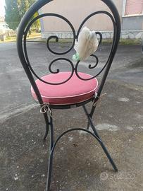 sei "emu Pigalle" sedie da giardino pieghevoli 