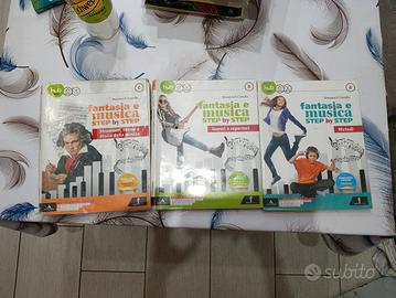 libro fantasia e musica stap by step volume A,B,C