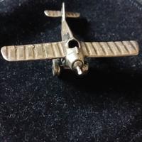 Aereoplano Vintage in Ag.925 cm5×5