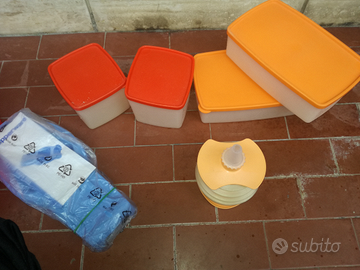 Tupperware lotto 9 pezzi caruso vintage