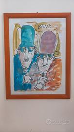 Ugo Tapparini - 50x70 acquerello su cartoncino