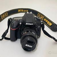 Reflex Nikon D610 con obiettivo 35-70mm