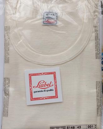 Maglia uomo Liabel a mezza manica  in misto lana