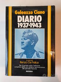 Galeazzo Ciano - Diario 1937-1943 De Felice 1ª Ed