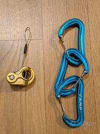 Moschettoni Dyon CAMP e Rope man 2 Wild Country