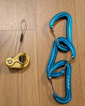 Moschettoni Dyon CAMP e Rope man 2 Wild Country