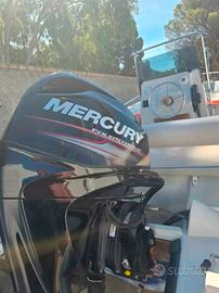 barca open motore 40cv 4t  carrello stradale 2021
