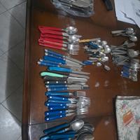 Stock 80 posate miste: Stile Bistrot Francese Blu