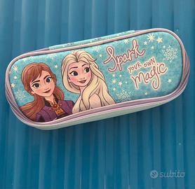 Astuccio per la scuola frozen elsa anna borsellino
