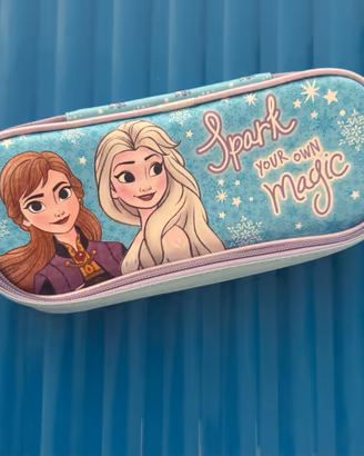 Astuccio per la scuola frozen elsa anna borsellino