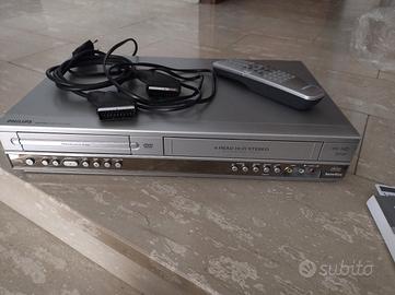 DVD player e videoregistratore vhs