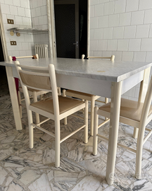 TAVOLO SCAVOLINI + SEDIE