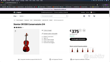 Violino 3/4 Stentot Conservatoire