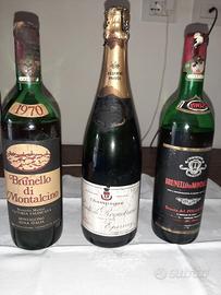 bottiglie semi vuote da collezione 