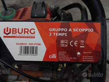 Atomizzatore/Motopompa a scoppio BURG 2T