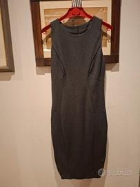tubino grigio stretch Pinko tg 42 aderente nuovo