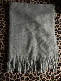 Sciarpa stola calliope grigia melange nuova