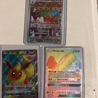 Carta giapponese flareon e Mawile pokemon