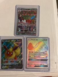 Carta giapponese flareon e Mawile pokemon