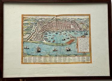 STAMPE MESSINA O TUNISI CON CORNICE