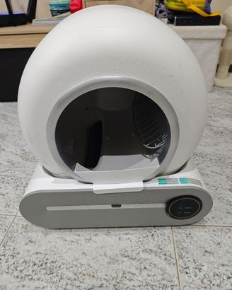 Lettiera autopulente gatto seminuova da 65 litri