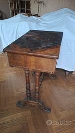 tavolino a ribalta antico