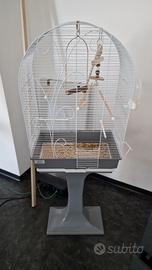 gabbia per canarini e pappagalli